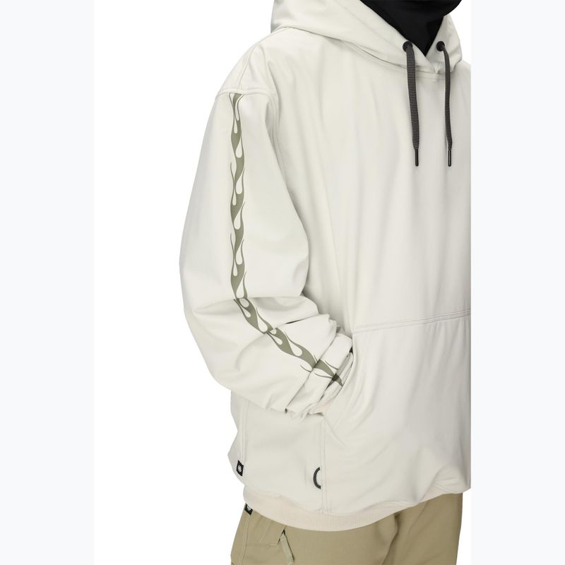 Bluza snowboardowa męska 686 Waterproof Team Hoody limestone 5