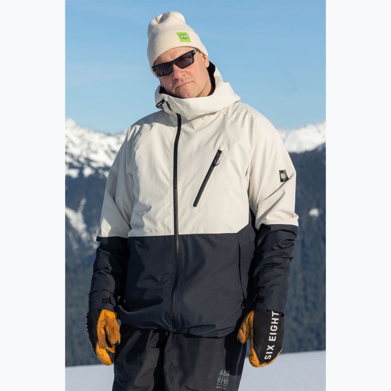 Kurtka snowboardowa męska 686 Hydra Thermagraph limestone colorblock 10