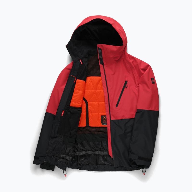 Kurtka snowboardowa męska 686 Hydra Thermagraph true red colorblock 8
