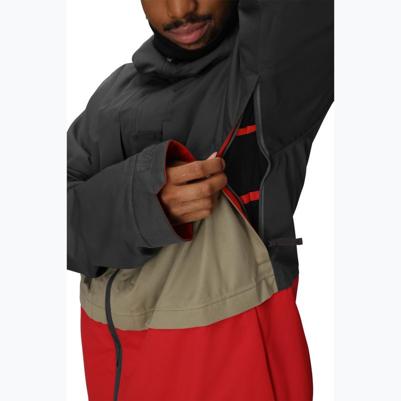 Kurtka snowboardowa męska 686 Smarty 3IN1 Form charcoal colorblock 9