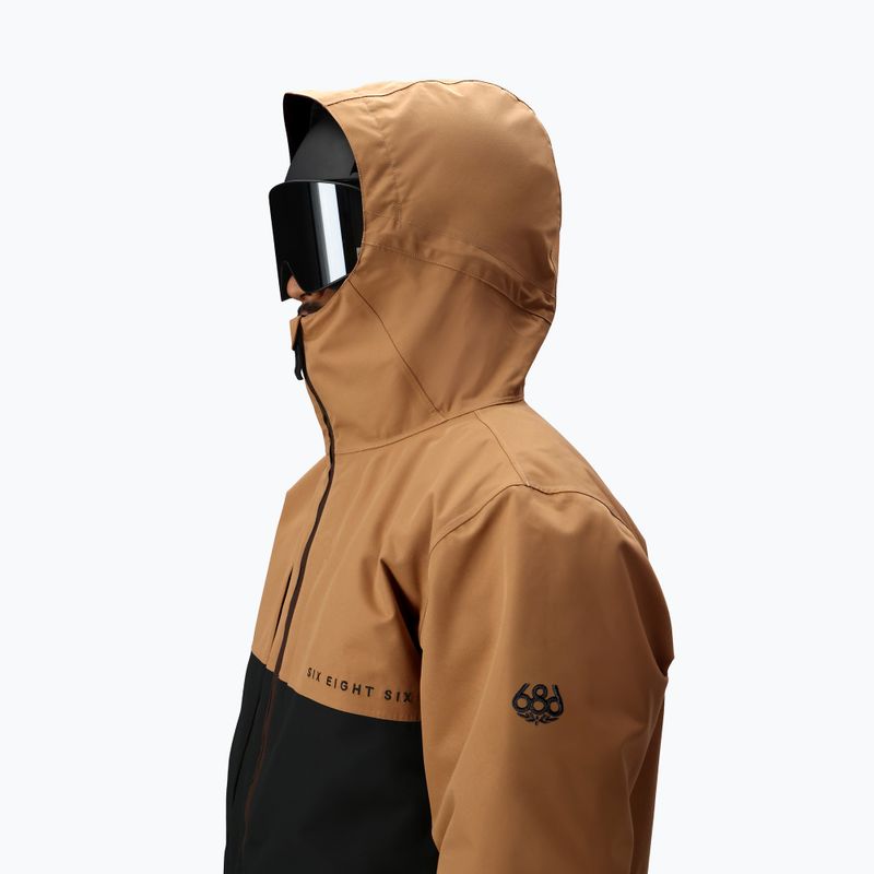 Kurtka snowboardowa męska 686 Smarty 3IN1 Form caramel colorblock 7