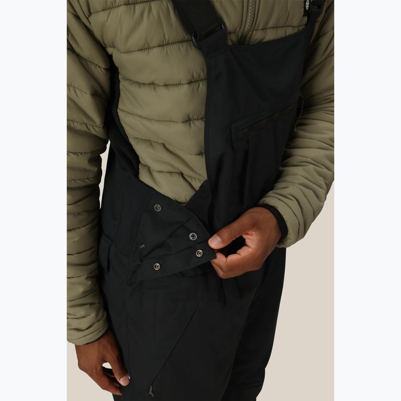 Spodnie snowboardowe męskie 686 Hot Lap Insulated Bib black 5