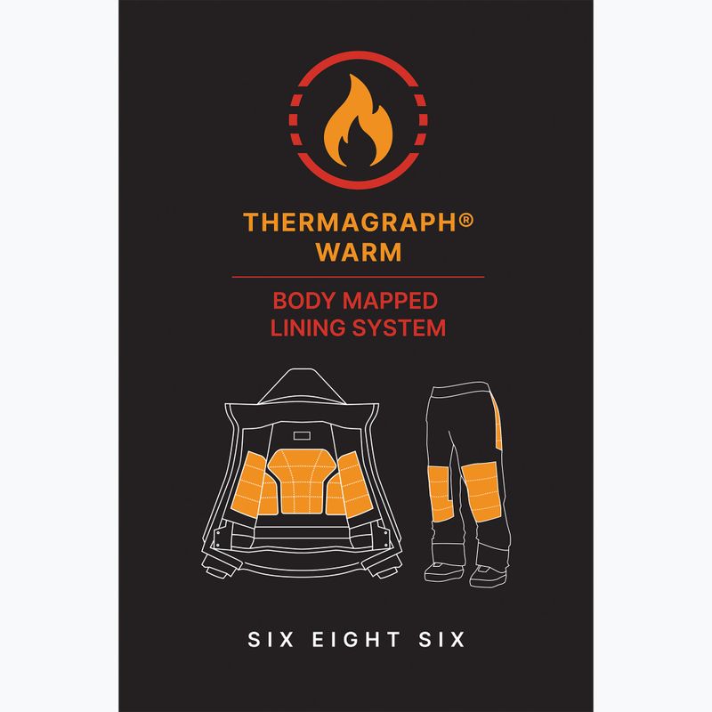 Kurtka snowboardowa damska 686 Hydra Thermagraph peppercorn cloudbreak 9