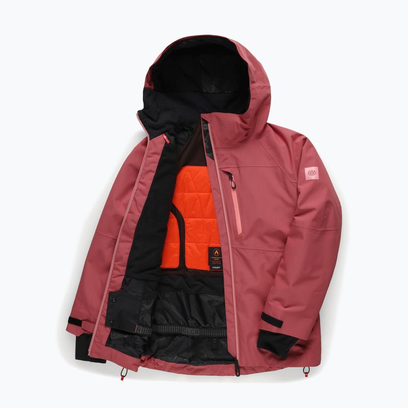 Kurtka snowboardowa damska 686 Hydra Thermagraph rosewood 8