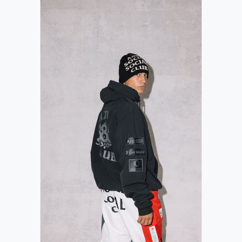 Bluza snowboardowa męska 686 x ASSC F1 Waterproof Team Hoody assc black 7
