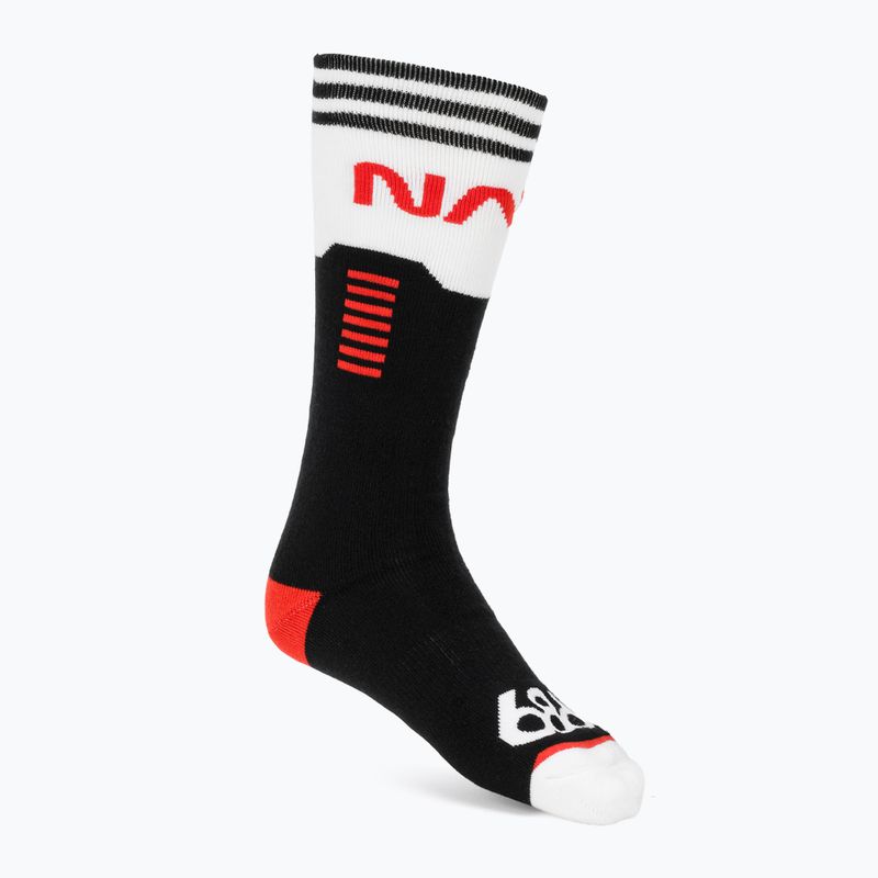 Skarpety snowboardowe męskie 686 NASA 2 pary black/red/white 2