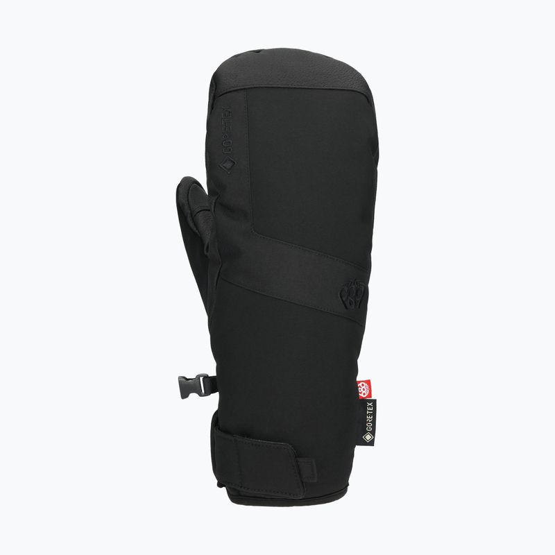 Rękawice snowboardowe męskie 686 Gore-Tex Linear Under Cuff Mitt black 2
