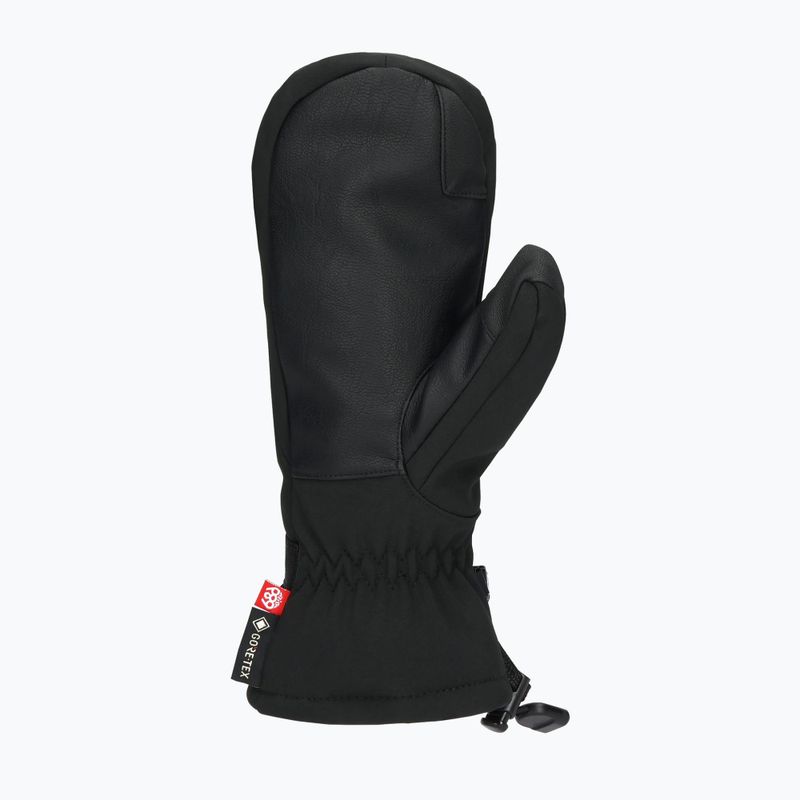 Rękawice snowboardowe damskie 686 Gore-Tex Linear Mitt black 3