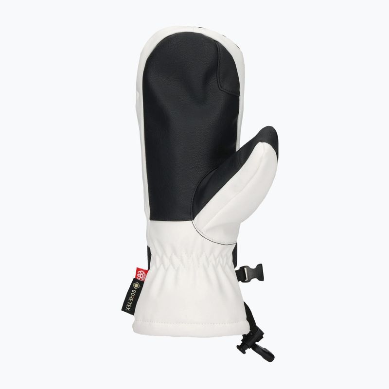 Rękawice snowboardowe damskie 686 Gore-Tex Linear Mitt white 3
