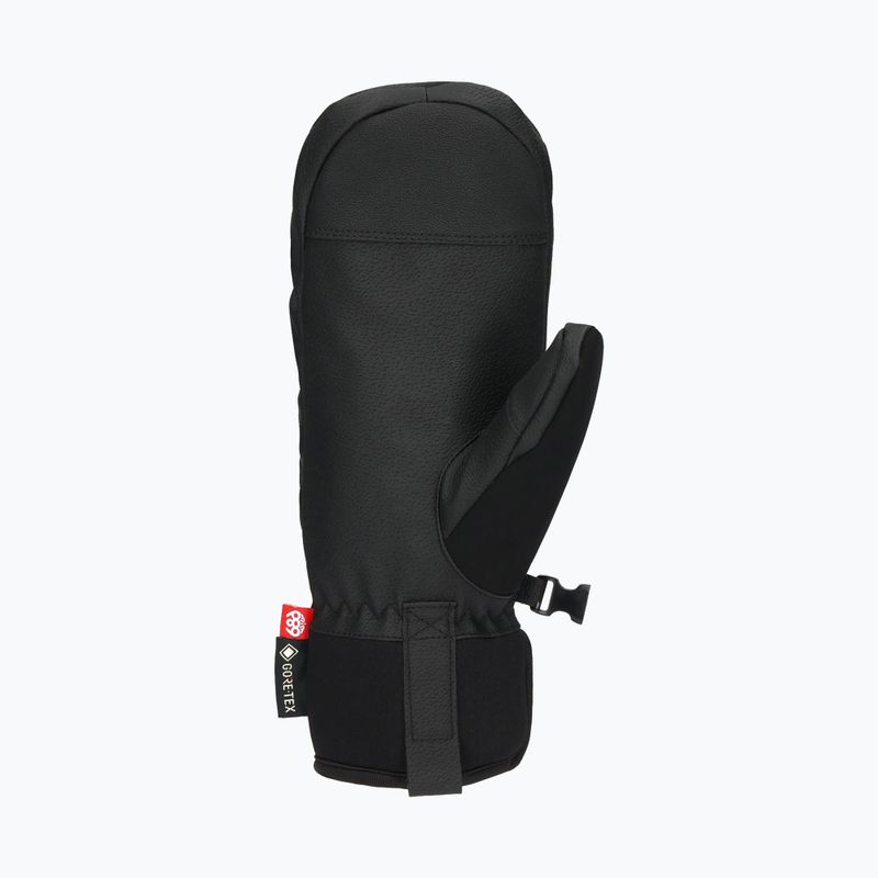 Rękawice snowboardowe damskie 686 Gore-Tex Linear Under Cuff Mitt black 3