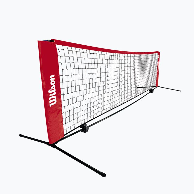 Siatka do tenisa ziemnego Wilson Starter Ez Tennis Net 6.1 m black/red