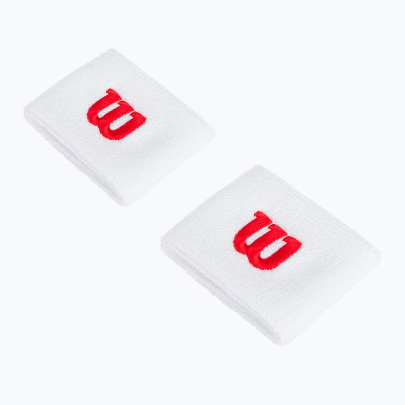 Frotki na nadgarstek Wilson WR5602W Wristband 2 szt. white
