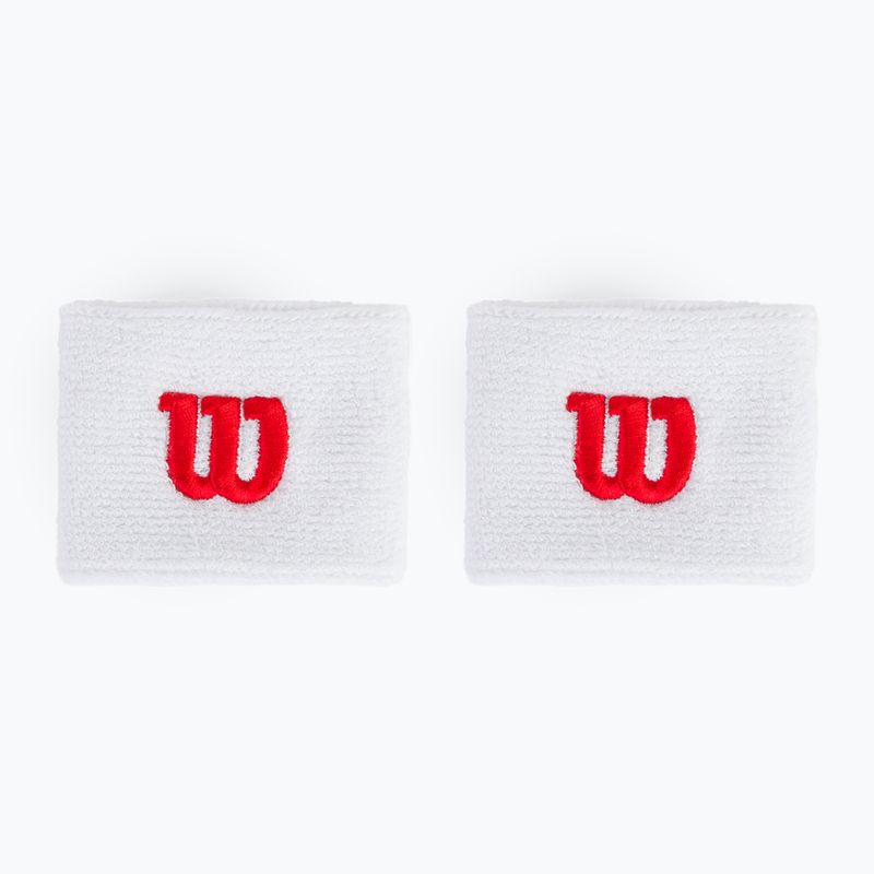 Frotki na nadgarstek Wilson WR5602W Wristband 2 szt. white 2