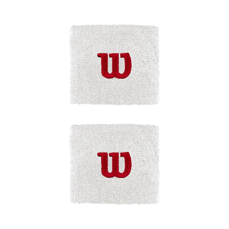 Frotki na nadgarstek Wilson WR5602W Wristband 2 szt. white 3