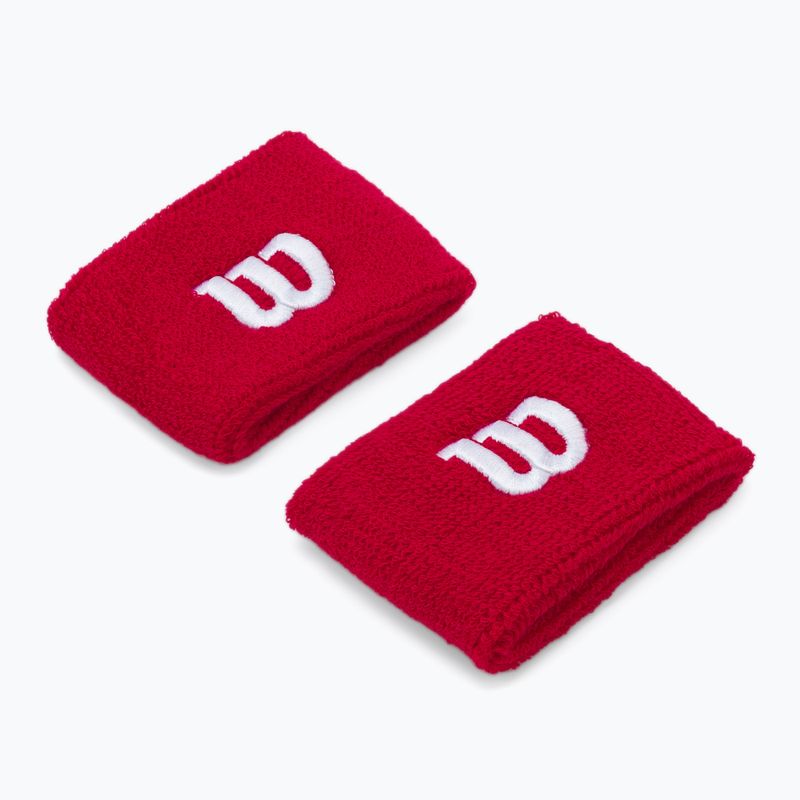 Frotki na nadgarstek Wilson WR5602W Wristband 2 szt. red