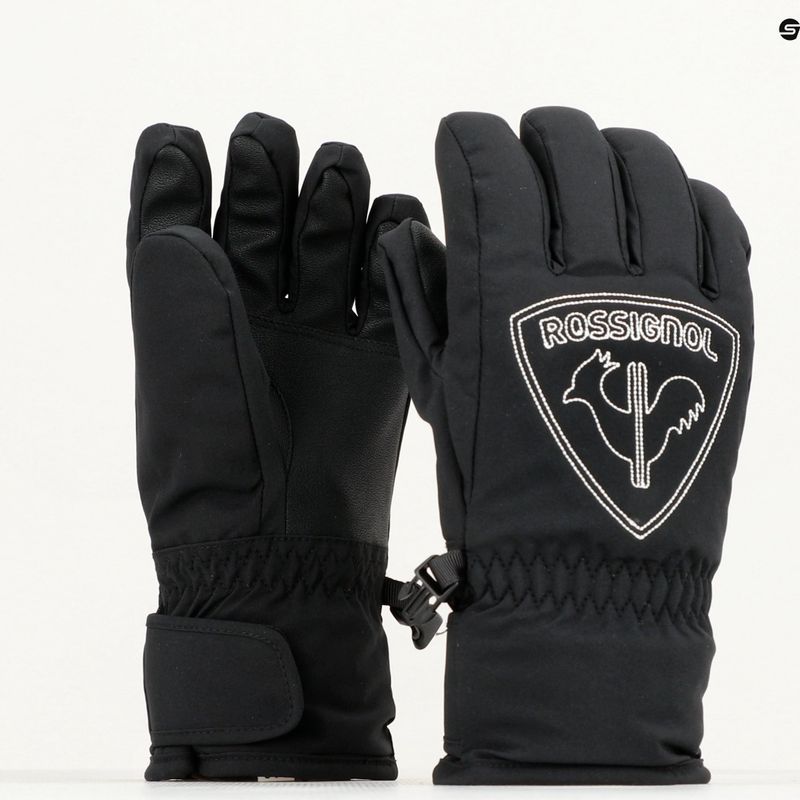 Rękawice narciarskie dziecięce Rossignol Jr Rooster G black 6