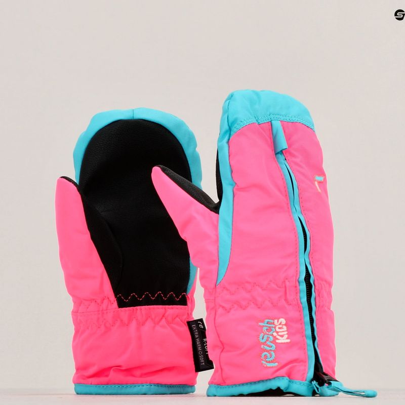 Rękawice narciarskie dziecięce Reusch Ben Mitten knockout pink/bachelor button 10