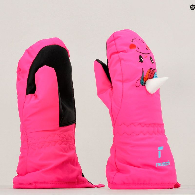 Rękawice zimowe dziecięce Reusch Sweety Mitten pink unicorn 10