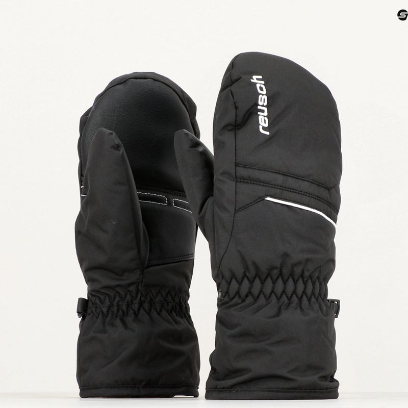 Rękawice narciarskie dziecięce Reusch Alan Mitten black/white 10