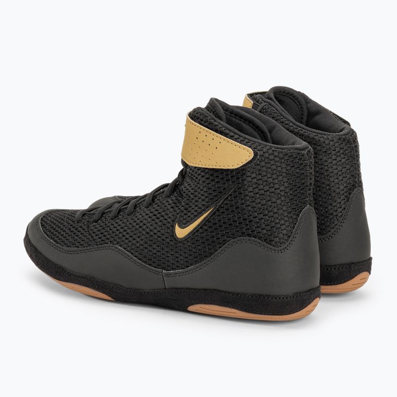 Buty zapaśnicze męskie Nike Inflict 3 Limited Edition black/vegas gold 3