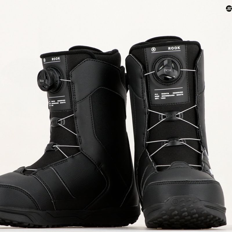 Buty snowboardowe męskie RIDE Rook 2024 black 6