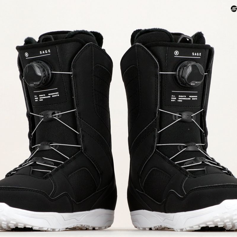 Buty snowboardowe damskie RIDE Sage W 2023 black 7