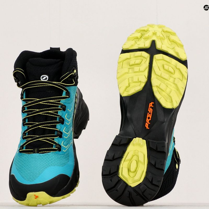 Buty trekkingowe damskie SCARPA Rush 2 Mid GTX baltic blue/sunny lime 10