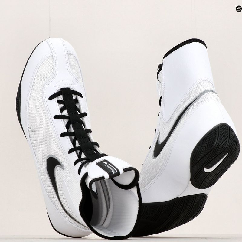Buty bokserskie Nike Machomai 2 white/black/wolf grey 8