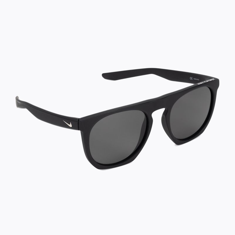 Okulary przeciwsłoneczne Nike Flatspot P matte black/silver grey polarized lens