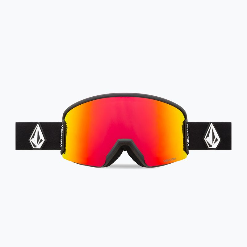 Gogle narciarskie Volcom Garden 2 matte black/red chrome/yellow 2