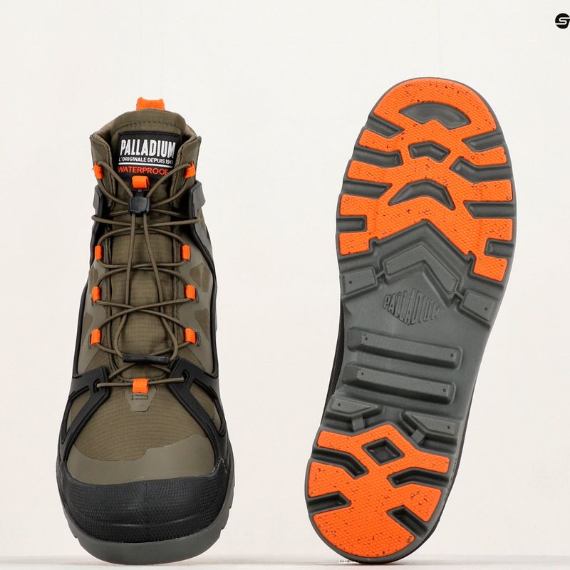 Buty męskie Palladium Pampa Lite+ Cage WP+ olive night 15