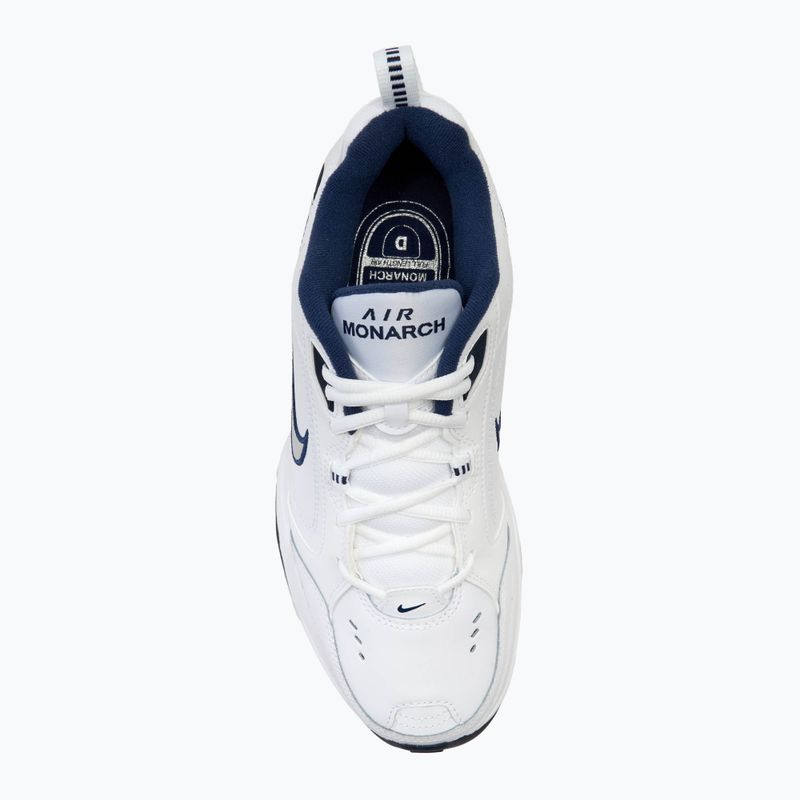 Buty treningowe męskie Nike Air Monarch IV white/metallic silver 5