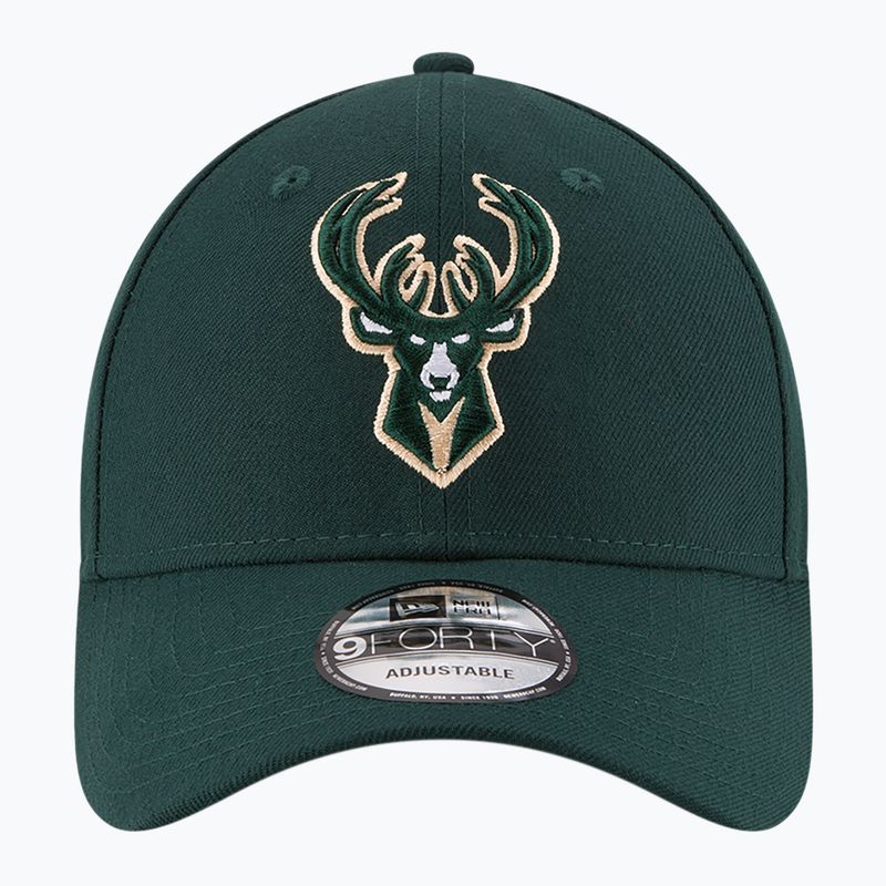 Czapka z daszkiem New Era NBA The League Milwaukee Bucks dark green 4