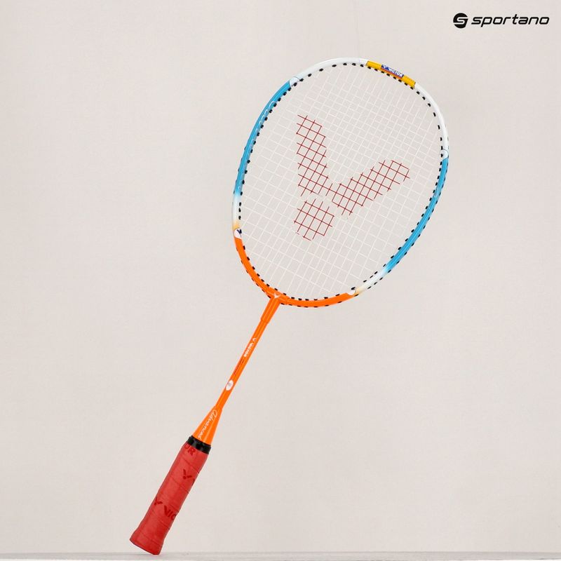 Rakieta do badmintona dziecięca VICTOR Advanced Jr orange/blue 10