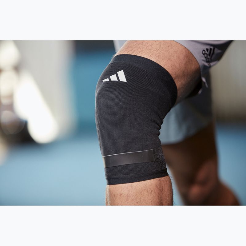 Opaska kompresyjna na kolano adidas Performance Knee Support black/ white 2
