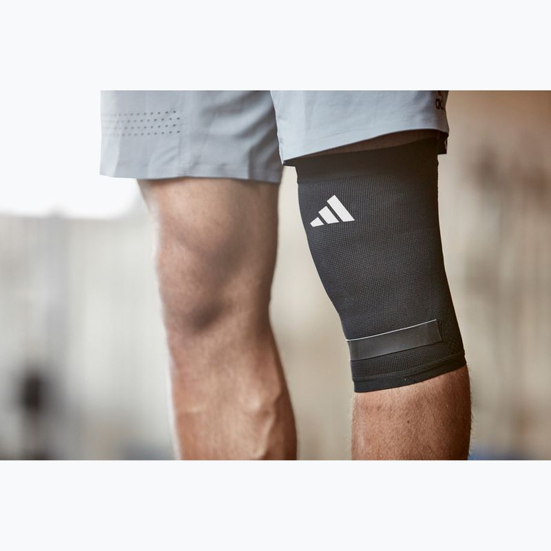 Opaska kompresyjna na kolano adidas Performance Knee Support black/ white 3