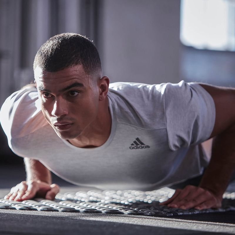 Mata treningowa adidas szara ADMT-13232GR 12