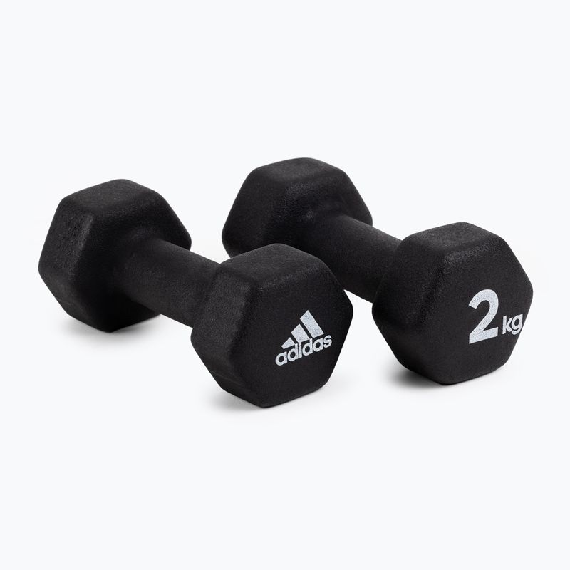 Hantle adidas 2x2kg czarne ADWT-10002