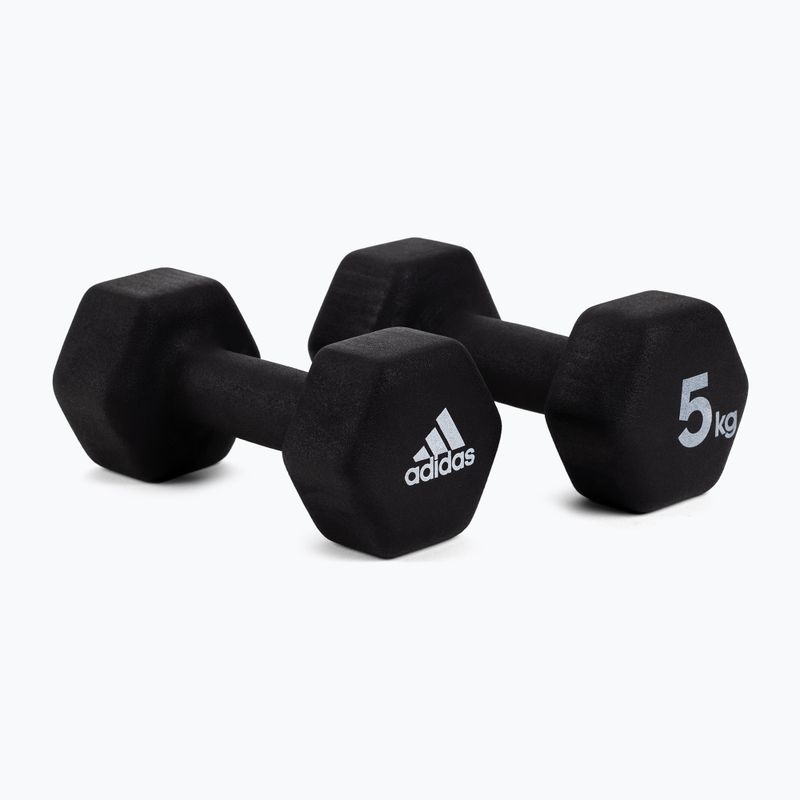 Hantle adidas 2x5kg czarne ADWT-10005