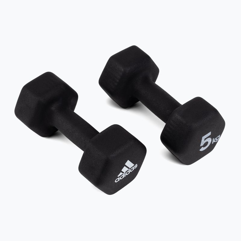 Hantle adidas 2x5kg czarne ADWT-10005 2