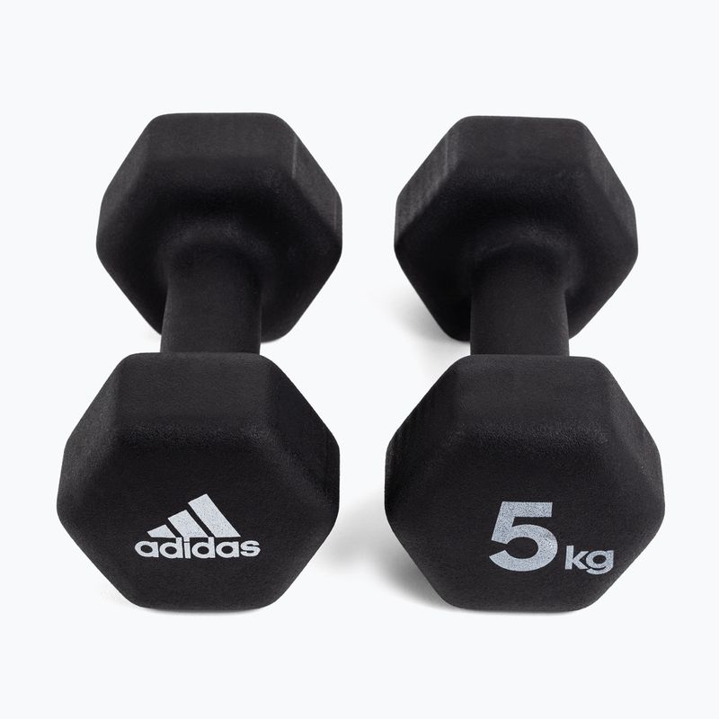 Hantle adidas 2x5kg czarne ADWT-10005 3