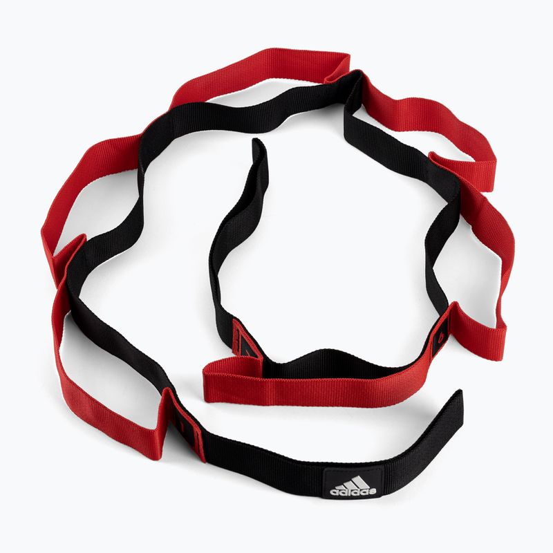 Pasek do ćwiczeń adidas czarno-czerwony ADTB-10608 2