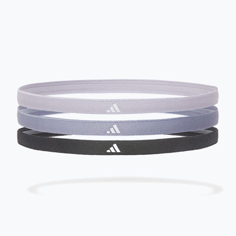 Opaska na głowę Adidas Hairbands 3szt. silver dawn/violet/legend ink