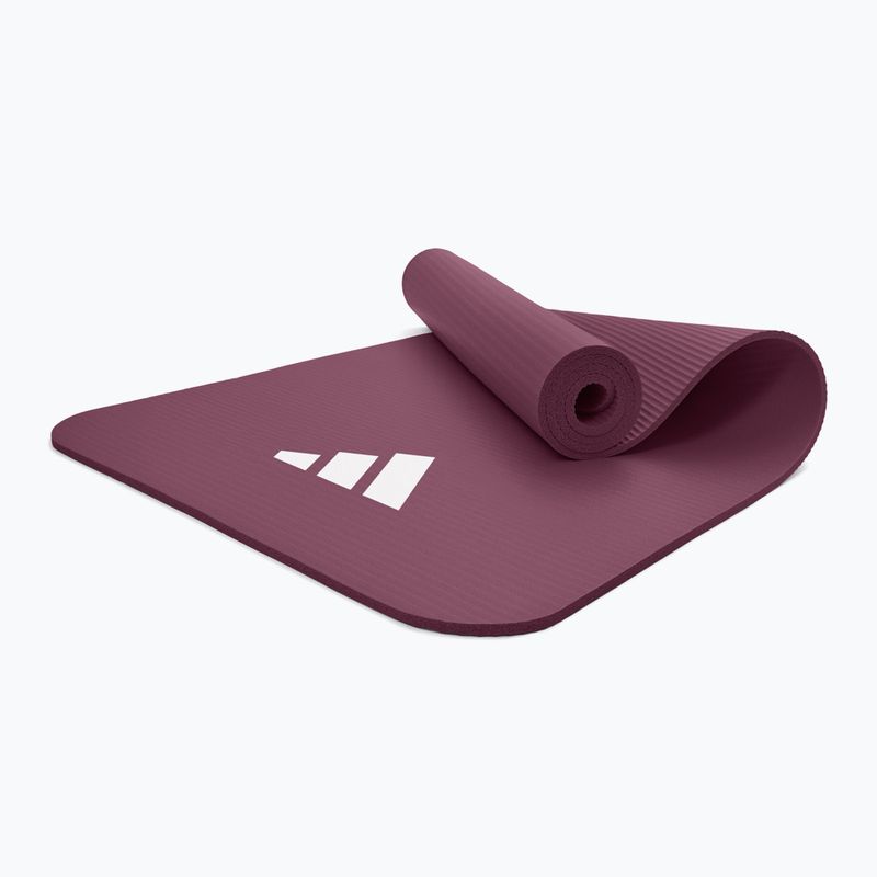 Mata fitness adidas Fitness 7 mm maroon 4