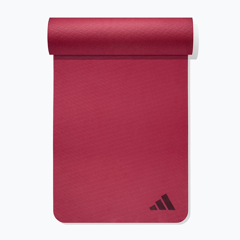 Mata fitness adidas Yoga 4 mm collegiate burgundy 3