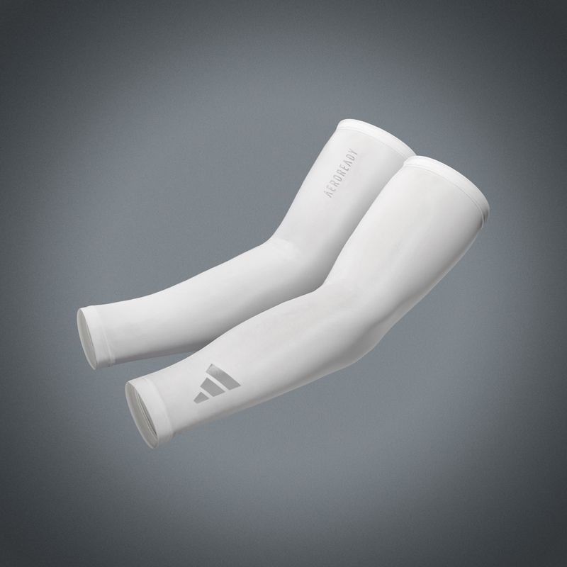Rękawki kompresyjne adidas Aeroready Compression white 6