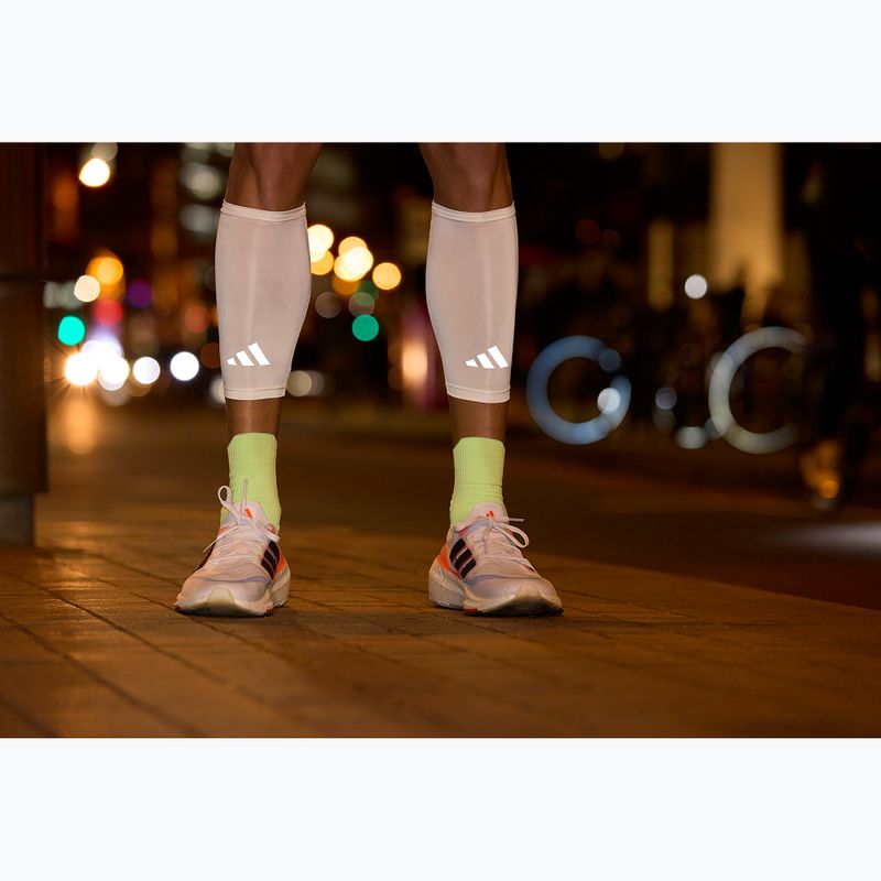 Nogawki Adidas Aeroready Compression na łydki white 7