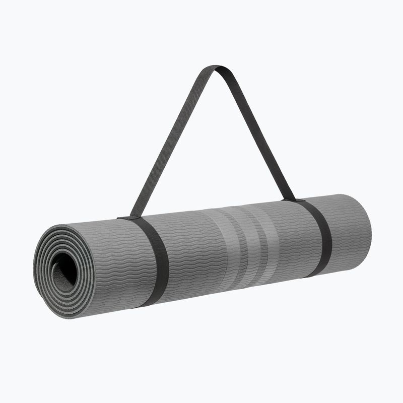 Mata do jogi adidas Double Sided Yoga grey 9