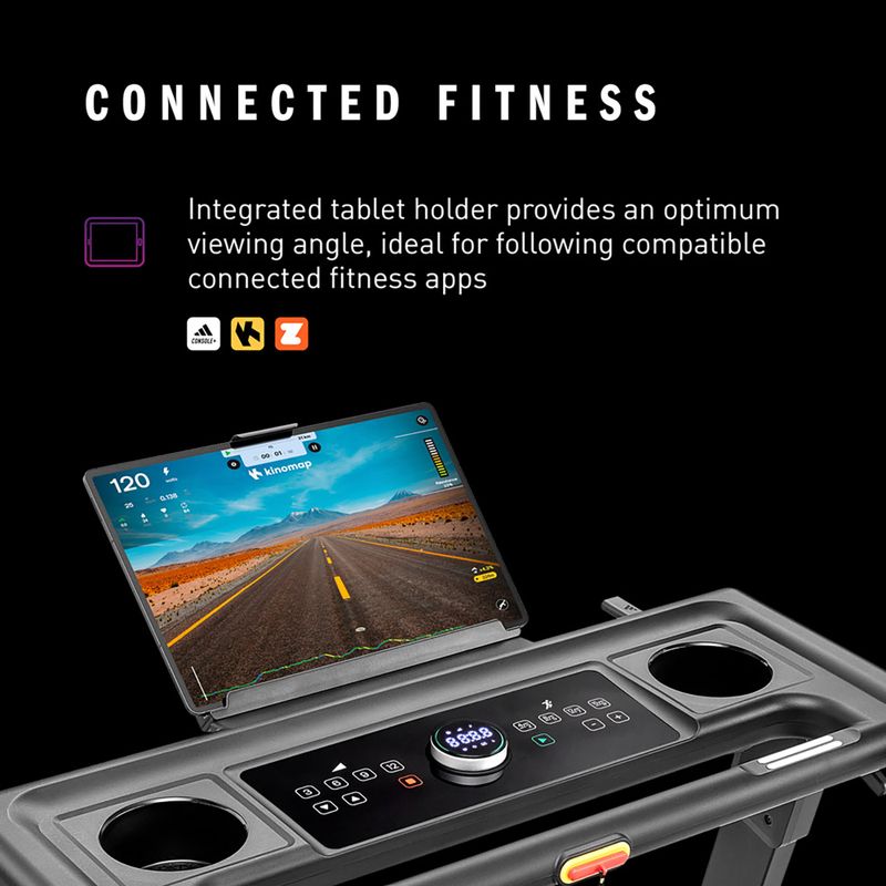 Bieżnia elektryczna adidas T-1 Folding Treadmill black 17