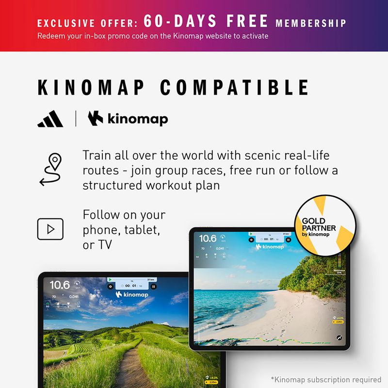 Bieżnia elektryczna adidas T-1 Folding Treadmill black 18